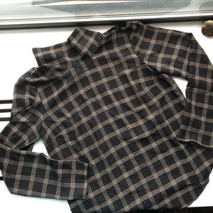 NWOT Ann Taylor Plaid Blouse